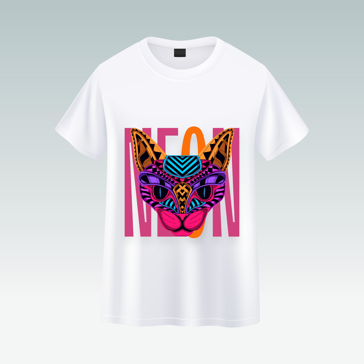 Neon Cat (white)