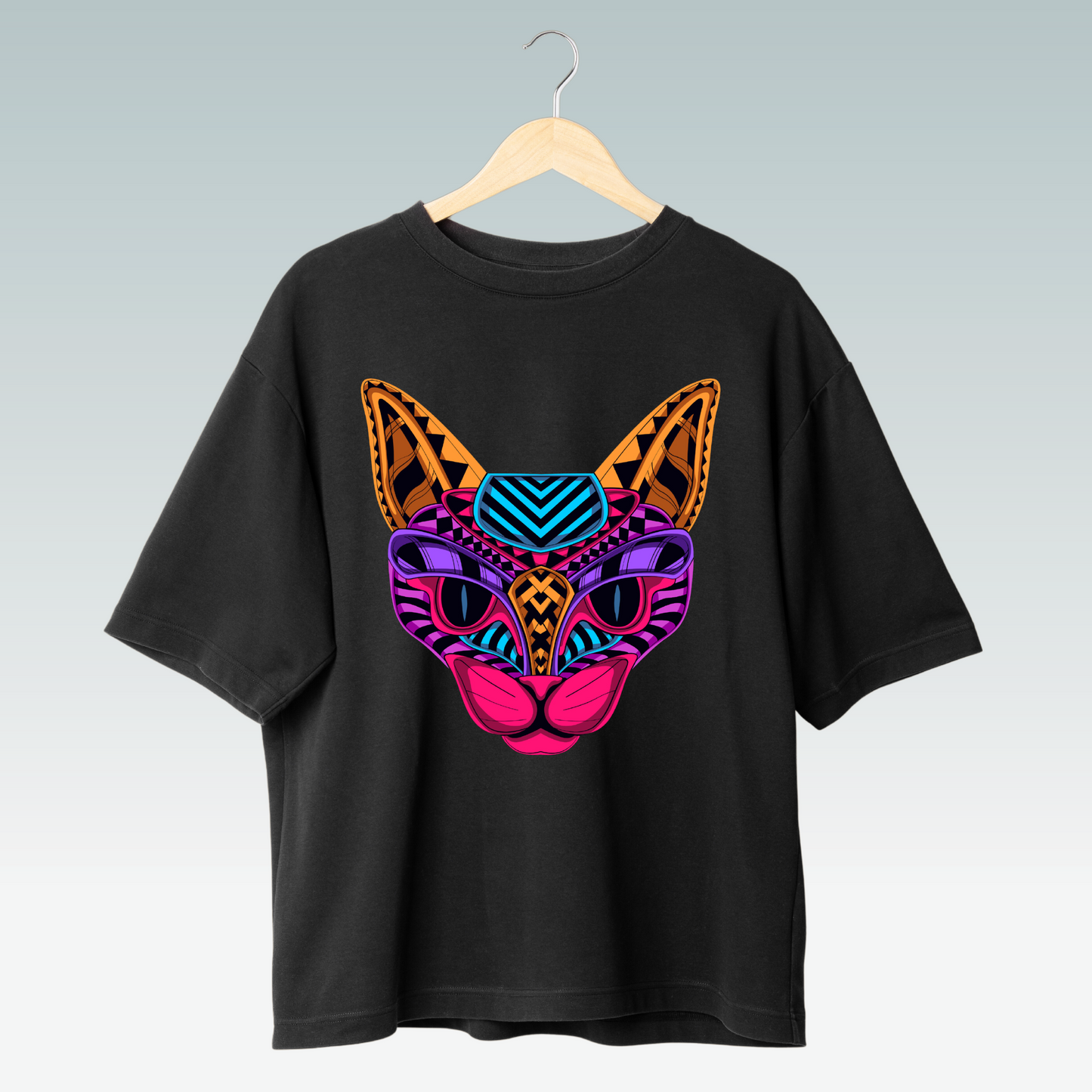 Neon Cat (black)